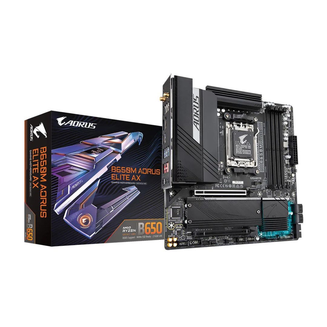 Placa Madre Gigabyte B650M AORUS Elite AX Socket AM5 DDR5